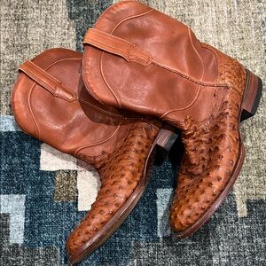 Tecovas - Genuine Ostrich Leather Western Boots for Men